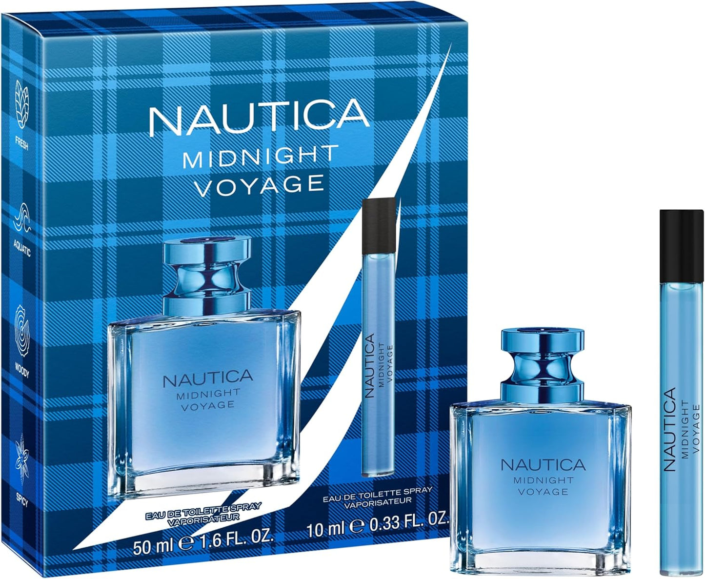 Nautica Voyage Eau de Toilette – Noten von Apfel, Zedernholz, Mimose, Herrenparfum, lang anhaltend, Alltagsduft, 100ml