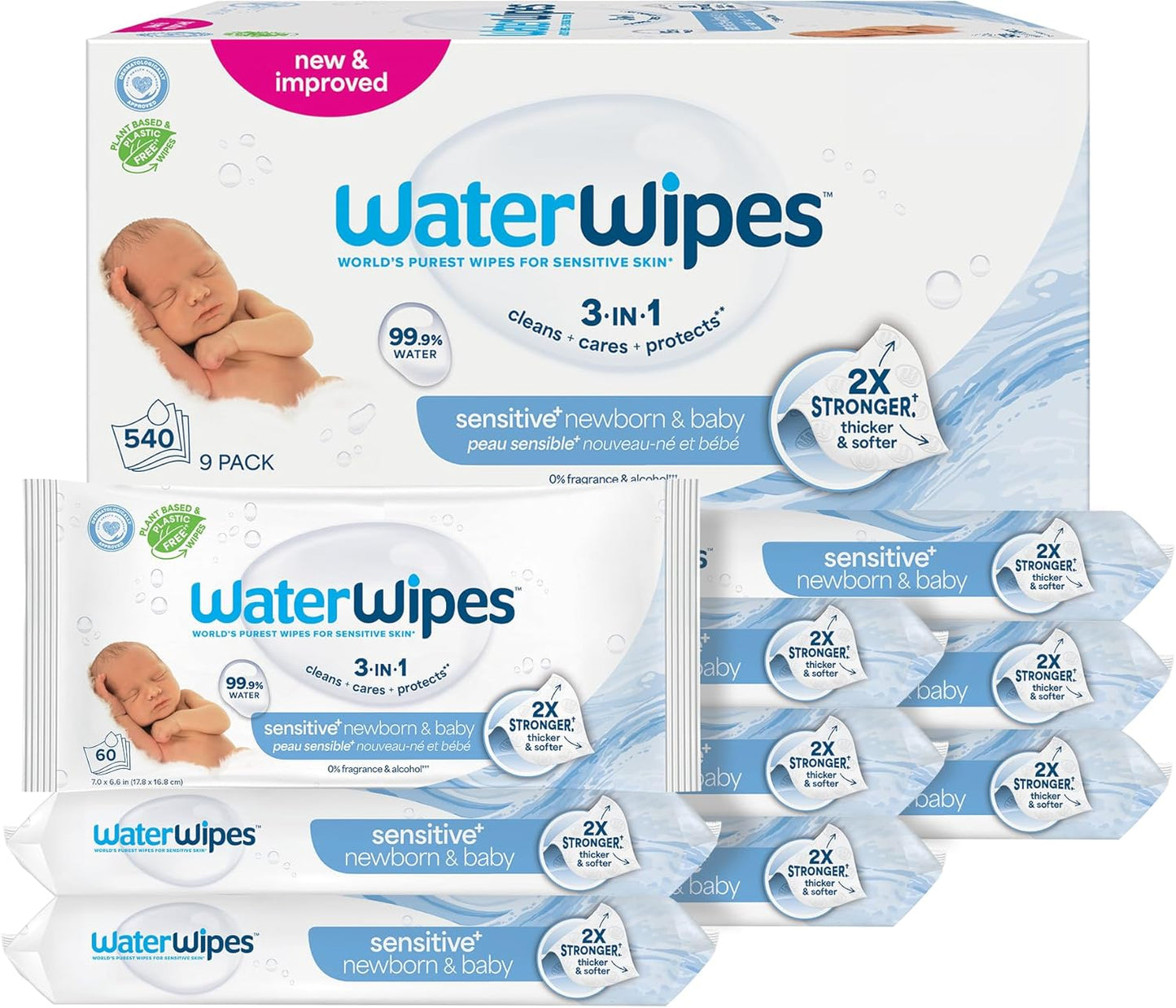 60 count (Pack of 9)