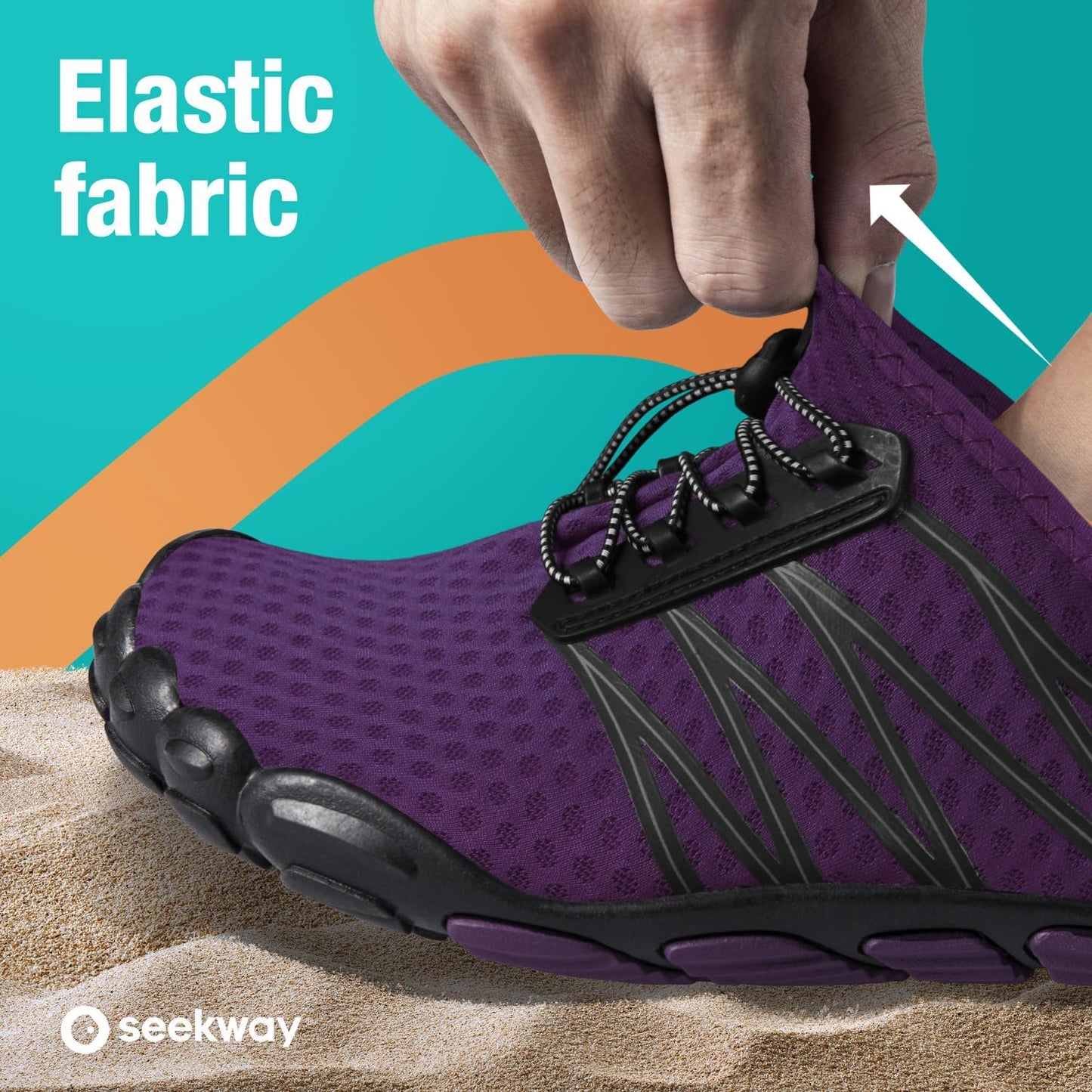 SEEKWAY Wasserschuhe Herren Damen Erwachsene Quick-Dry Badeschuhe Barfußschuhe für Strand Schwimmen Fluss Pool See Wandern Kajak Surfen