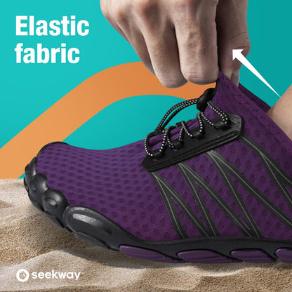 SEEKWAY Wasserschuhe Herren Damen Erwachsene Quick-Dry Badeschuhe Barfußschuhe für Strand Schwimmen Fluss Pool See Wandern Kajak Surfen