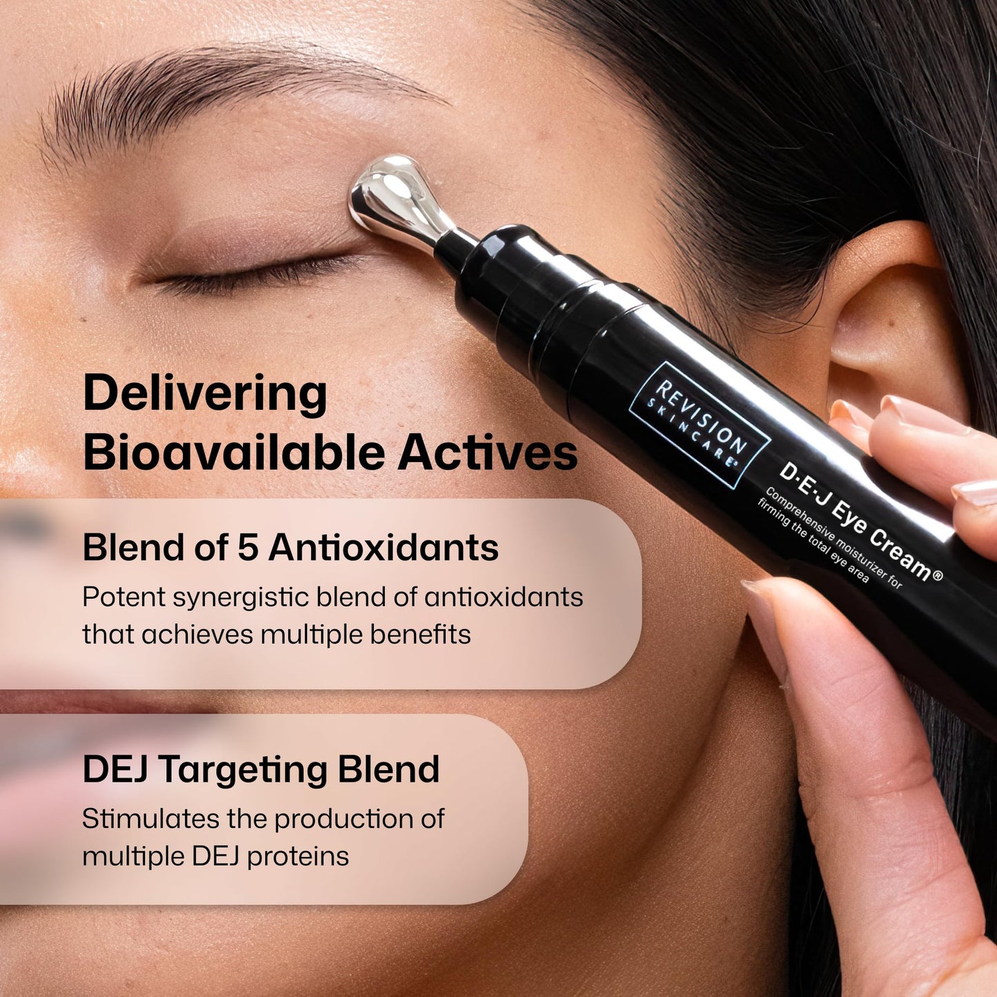 Revision Skincare D·E·J Eye Cream®, Firming and Moisturizing Treatment for Fine Lines, Wrinkles and Crow’s Feet