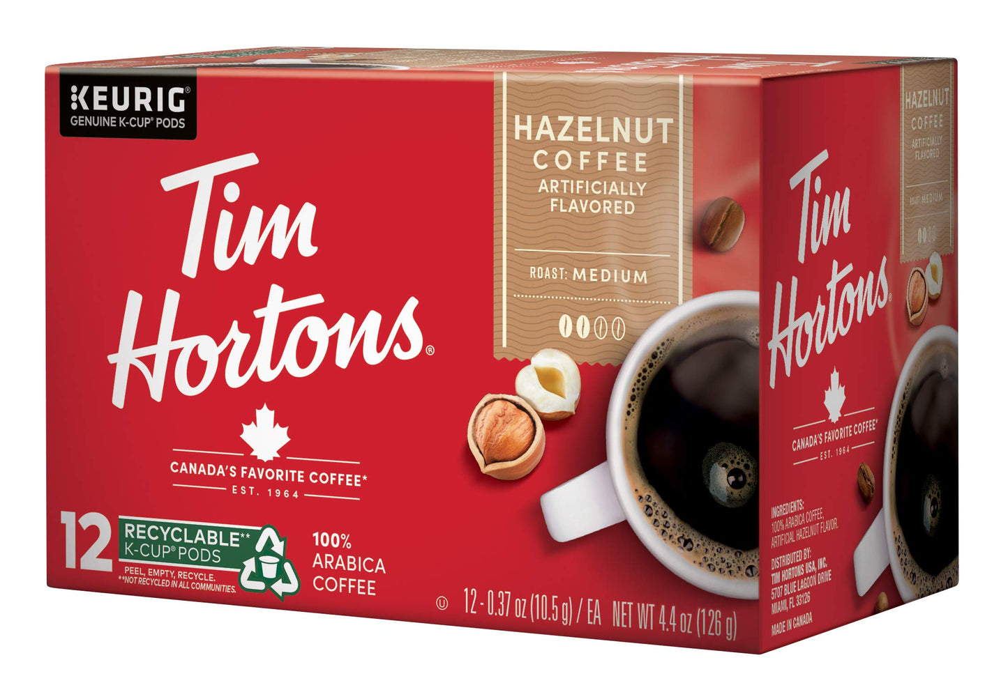 Tim Hortons Einzelportionskaffee, Originalmischung, K-Cup Pods für Keurig Kaffeemaschinen (30 K-Cups)