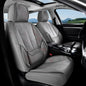 Coverado Car Seat Covers 5 Pieces, Full Set Universal Seat Covers for Cars, Waterproof Nappa Leather Auto Seat Protectors with Head Pillow, Car Interiors Fit for Most Sedans SUV Pick-up Truck, Black
