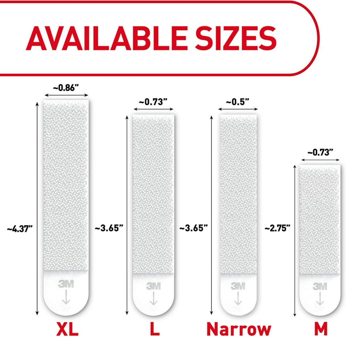 Command Large Picture Hanging Strips, Damage Free Hanging Picture Hangers, Wall Adhesives for Wall Decor, 12 White Adhesive Pairs (24 Command Strips)