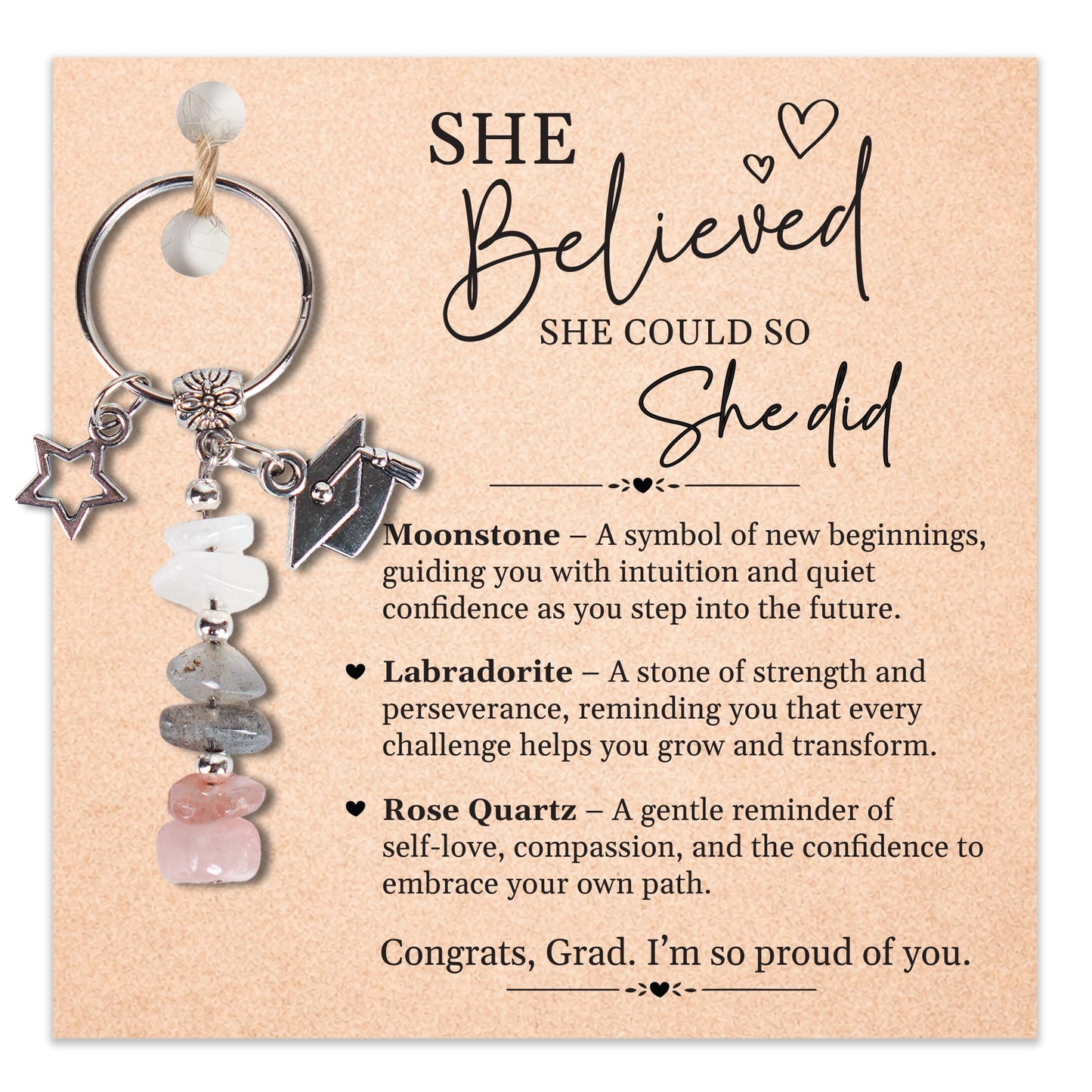 Sensemory Retirement Gift For Woman Keychain, Coworker Leaving Gifts For Teacher, Nurse, Daughter Graduation, College Gift, Farewell, Promotion, New Job Key Chains, Friend Going Away Stocking Stuffers