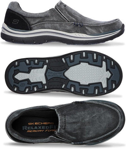 Skechers Mens Expected - Avillo Relaxed Fit Slip on Loafers