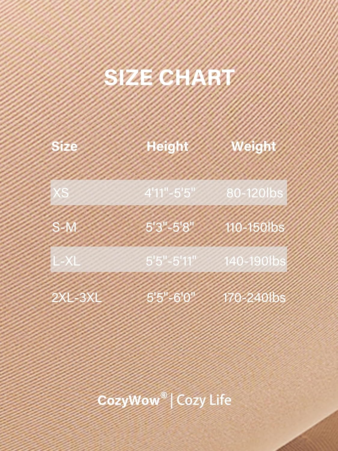 CozyWow Damen Laufmaschenresistente Strumpfhose 80 Denier Hoher Bund Semi-Blickdicht Weich und Elastisch