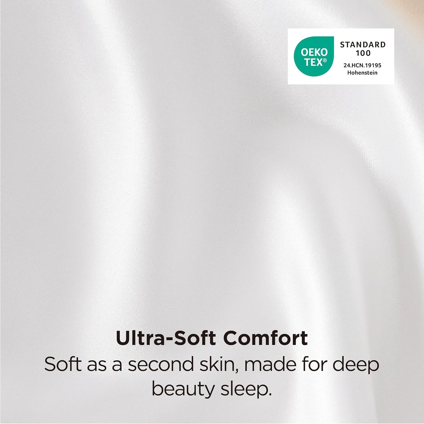 Bedsure Satin-Kissenbezug, Queen-Size, 2er-Pack, Seidenkissenbezügen ähnlich, seidige Kissenhüllen mit Hotelverschluss, Raumdeko, Valentinsgeschenke für Frauen und Männer, Grau, 50x75 cm