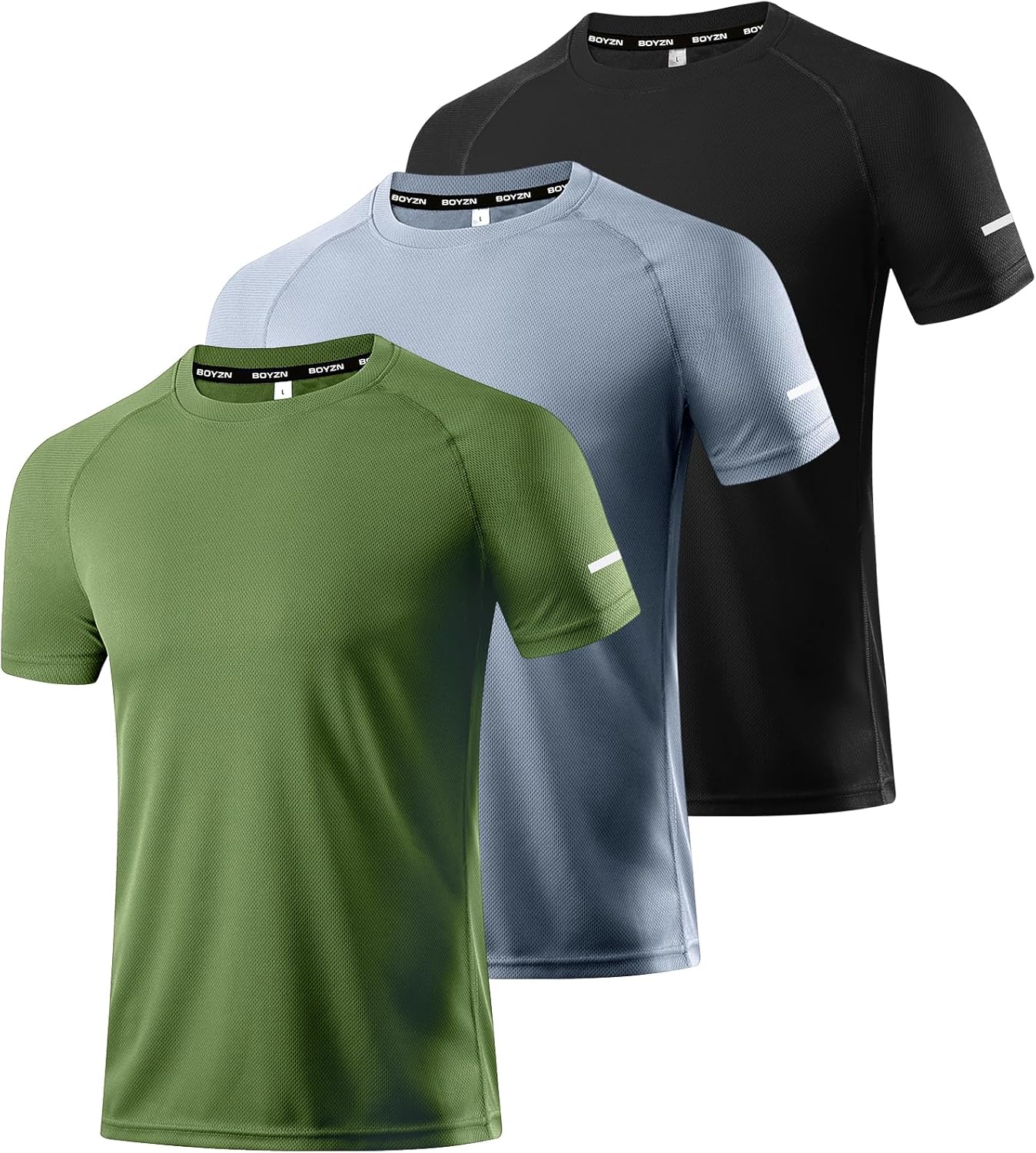 Small3 Pack-black/Gray/Green