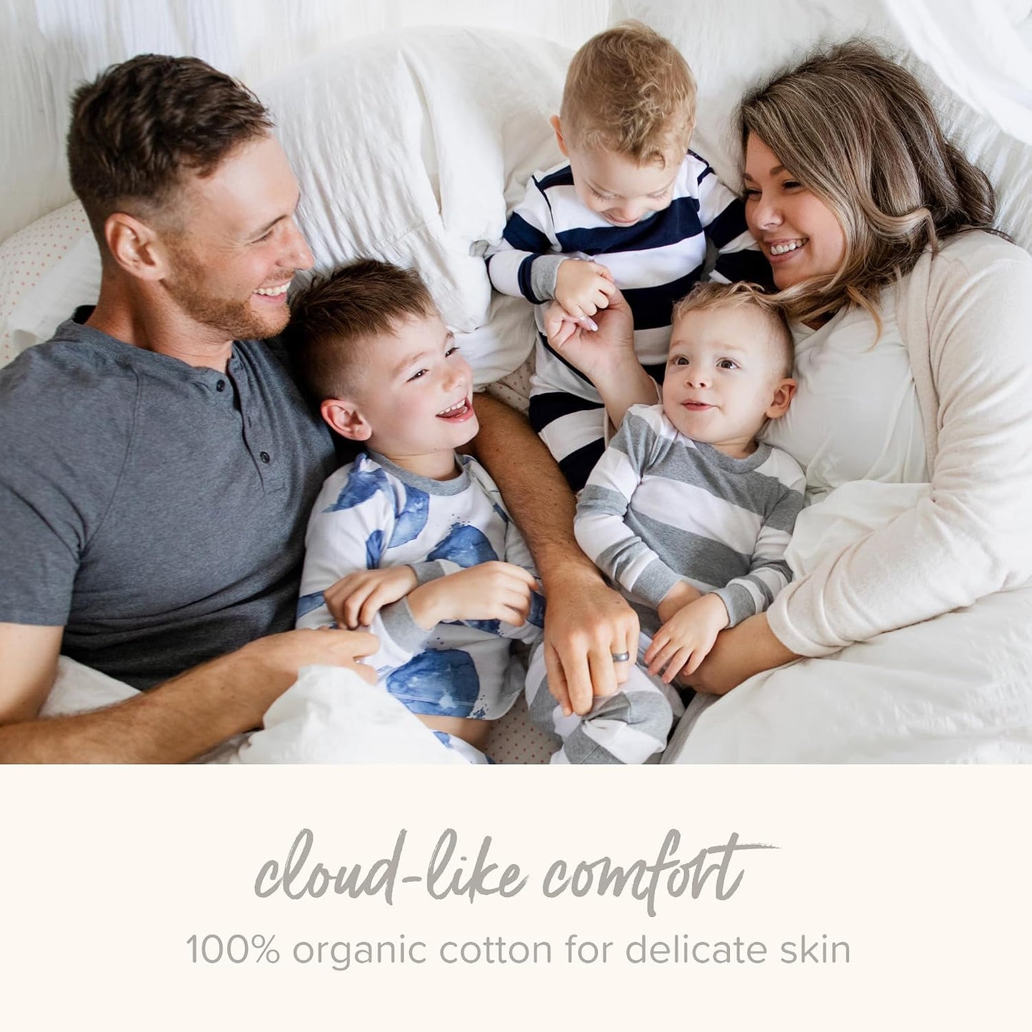 Burt's Bees Baby Organic Cotton Pajamas for Boys, 100% Cotton Pajama Set for Toddlers and Kids, Soft and Stretchable Fabric