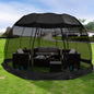 Alvantor Pop Up Screen House Tent, Instant Outdoor Gazebo with Mosquito Netting & UPF 50+ Sun Protection, Portable Canopy Shelter for Patio, Backyard, Camping (2-10 Person)