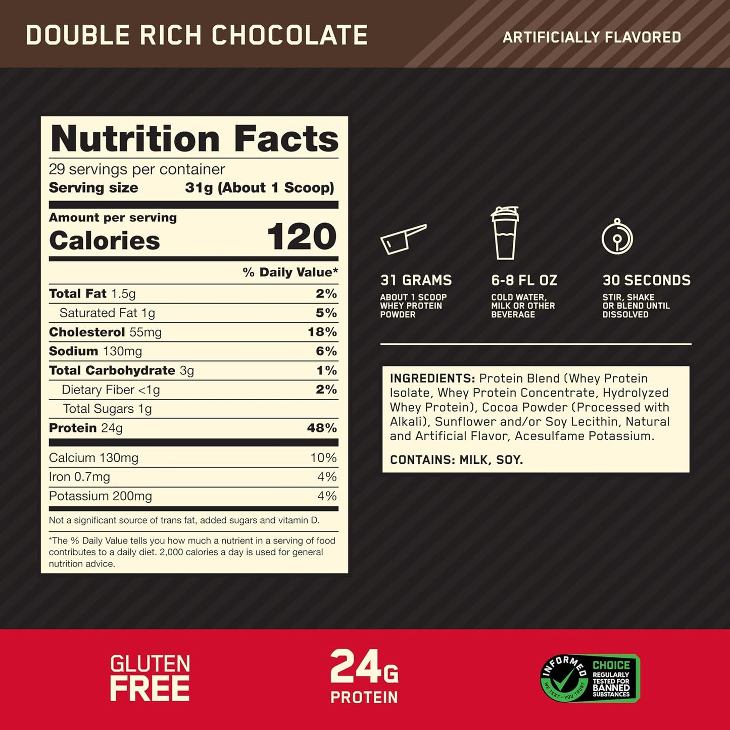 Optimum Nutrition Gold Standard 100% Whey Protein Powder Review