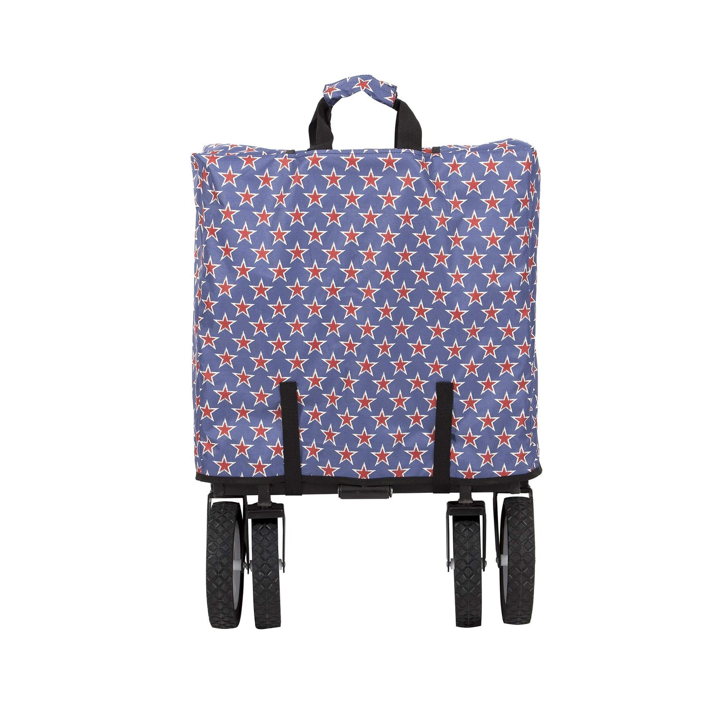 Mac Sports Collapsible Folding Outdoor Utility Wagon, Black