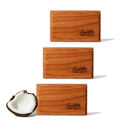 Drift Car Air Freshener - The Original Wood Air Freshener - Car Odor Eliminator - Long Lasting Scent - Metal Clip - Essential Oils - Clean Ingredients - Teak Scent 3 Pack Refill - NO CLIP INCLUDED