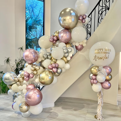 Pastellrosa und lilafarbene Ballons, 12-Zoll-Metallic-Lila-Flieder-Pink-Konfetti-Ballon-Set für Mädchen, Frauen, Kpop, Schmetterling-Geburtstag, Babyparty, Brautparty, Hochzeit, Prinzessin, Disco, Musikparty-Dekorationen