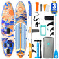 Niphean Inflatable Stand Up Paddle Board with SUP Accessories, Anti-Slip EVA Deck, 10’6’’ Inflatable Paddle Boards for Adults & Youth of All Skill Levels