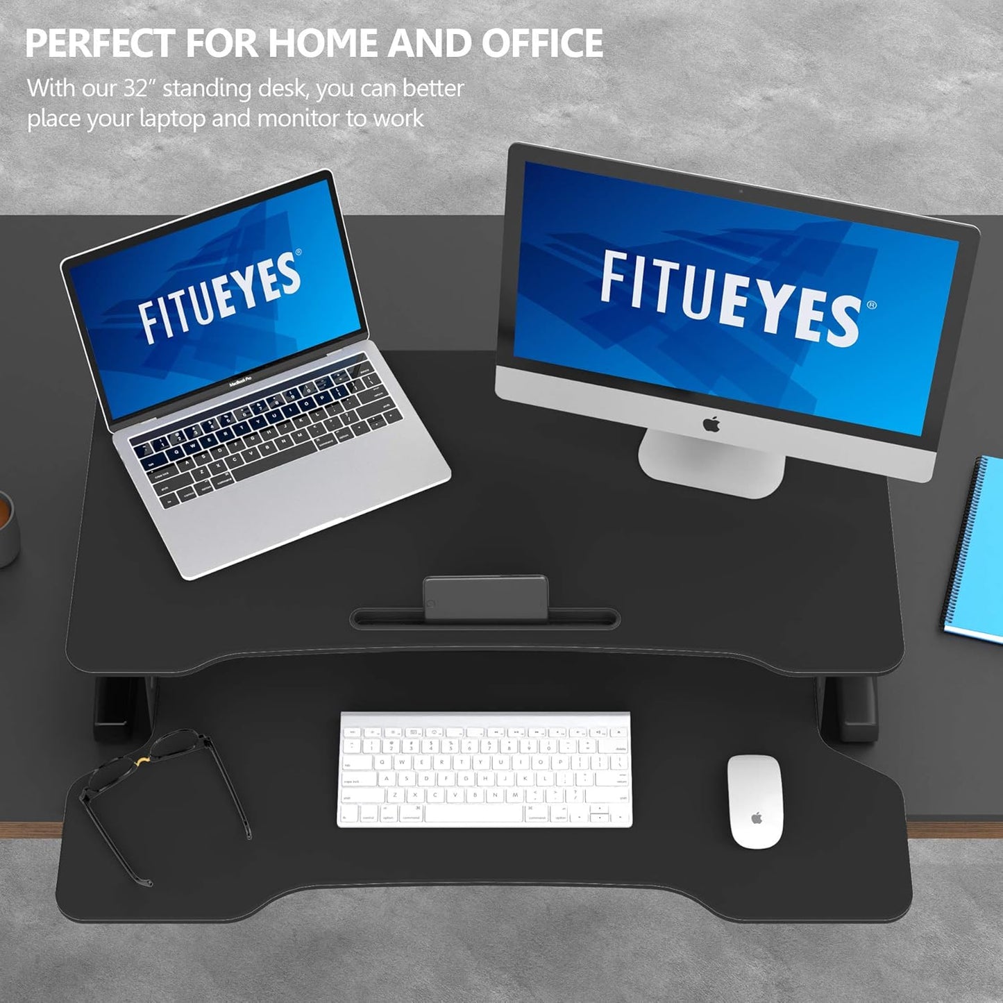 FITUEYES Height Adjustable Standing Desk Converter: A Game-Changer for Your Workspace