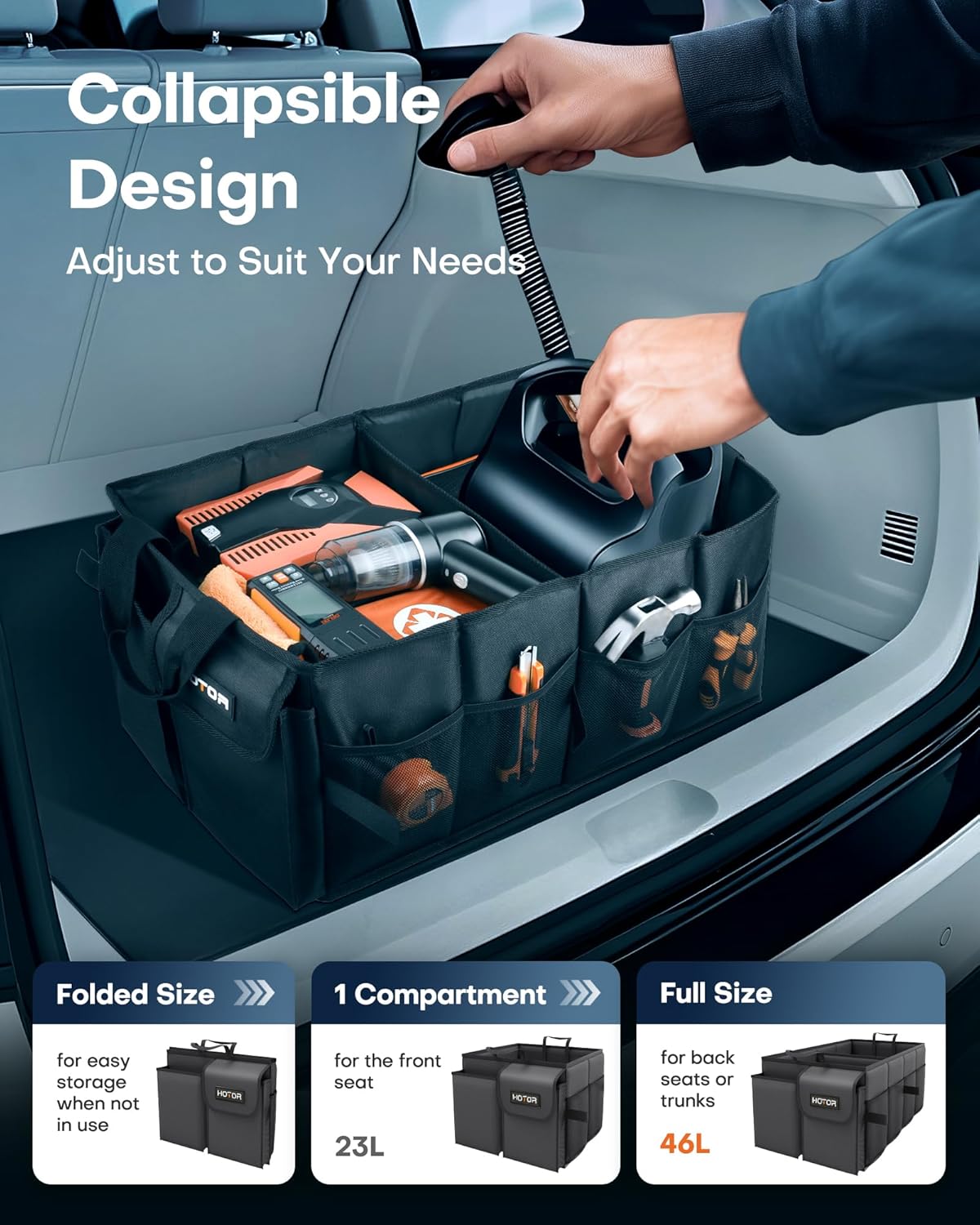 HOTOR Trunk Organizer: A Game-Changer for a Clutter-Free Car