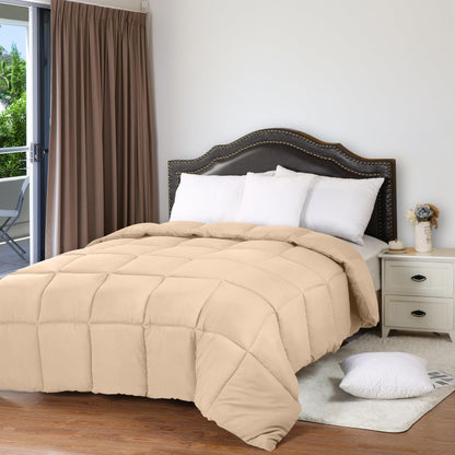 Utopia Bedding Steppbetten Queen-Größe, Ganzjahres-Bettdeckeneinlage, Daunenalternative Box-gesteppte Bettdecke mit Ecklaschen, Maschinenwaschbar (Weiß)