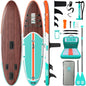 Niphean Inflatable Stand Up Paddle Board with SUP Accessories, Anti-Slip EVA Deck, 10’6’’ Inflatable Paddle Boards for Adults & Youth of All Skill Levels