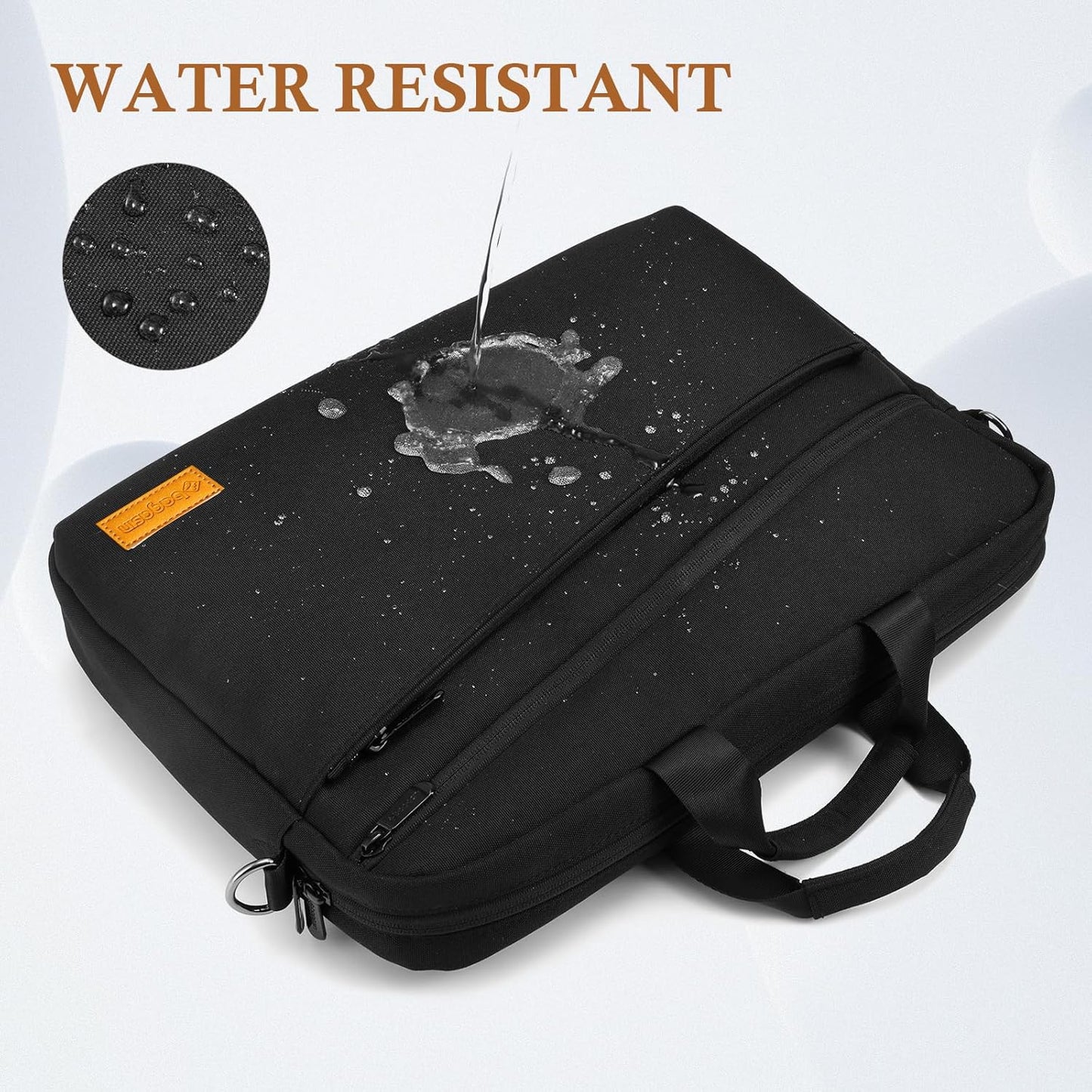 15 15,6 16 17 17,3 Zoll Laptop Computer PC Umhängetasche Tragetasche, Wasserabweisende Aktentasche