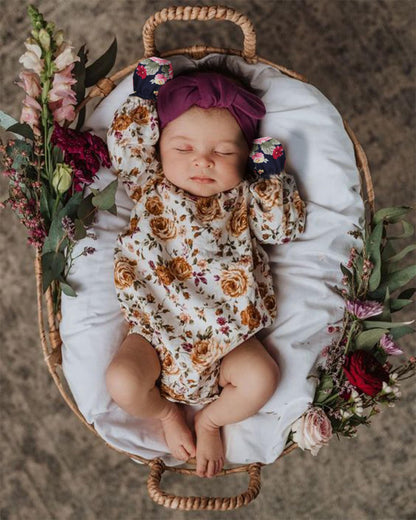 BQUBO Baby Fäustlinge Kratzschutz Handschuhe aus Baumwolle mit elastischem Bündchen Hypoallergen für Neugeborene und Babys von 0-6 Monaten Jungen und Mädchen