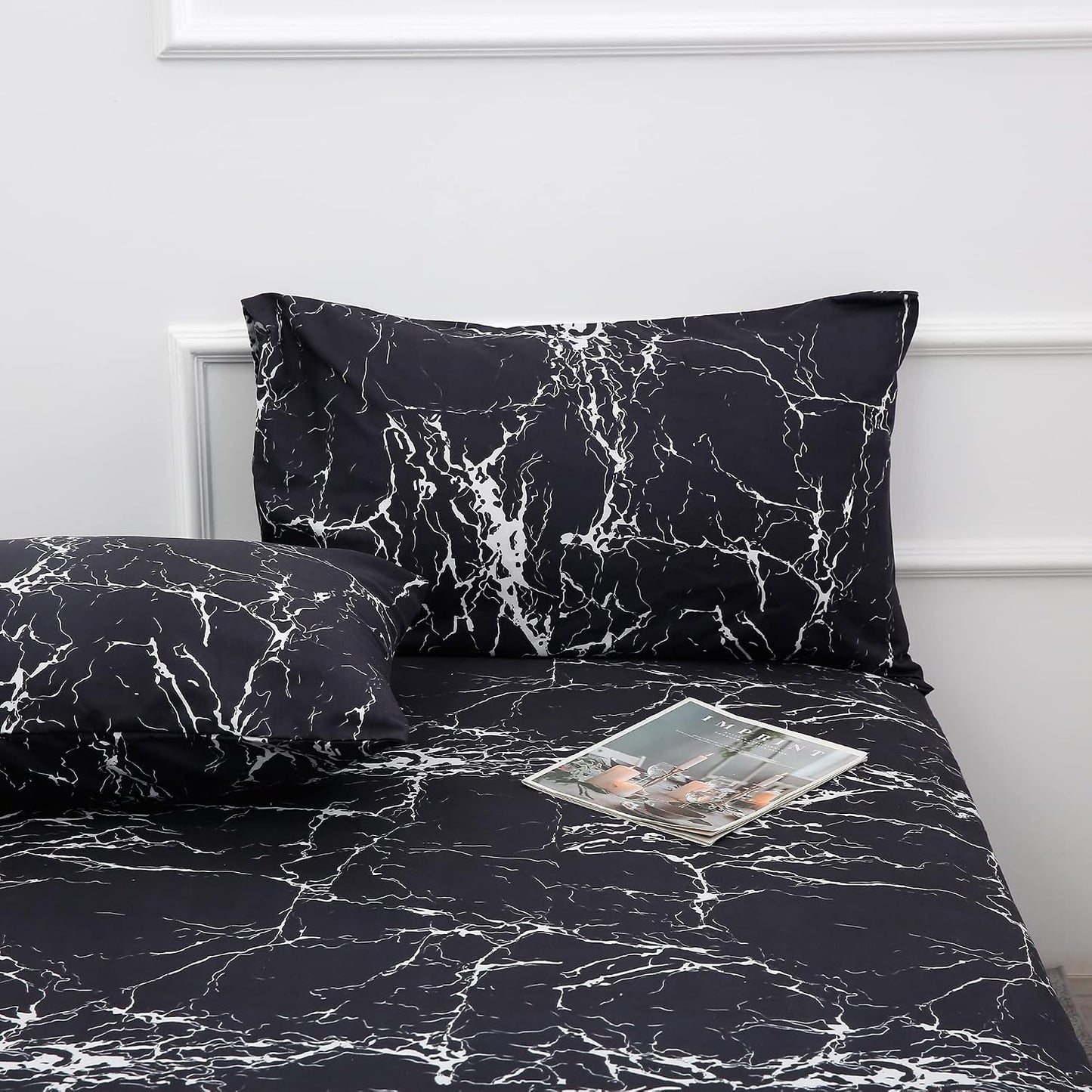 Bed Sheet Set 3 Pieces - Twin Size - Soft Durable Microfiber Bedding Sheet Set