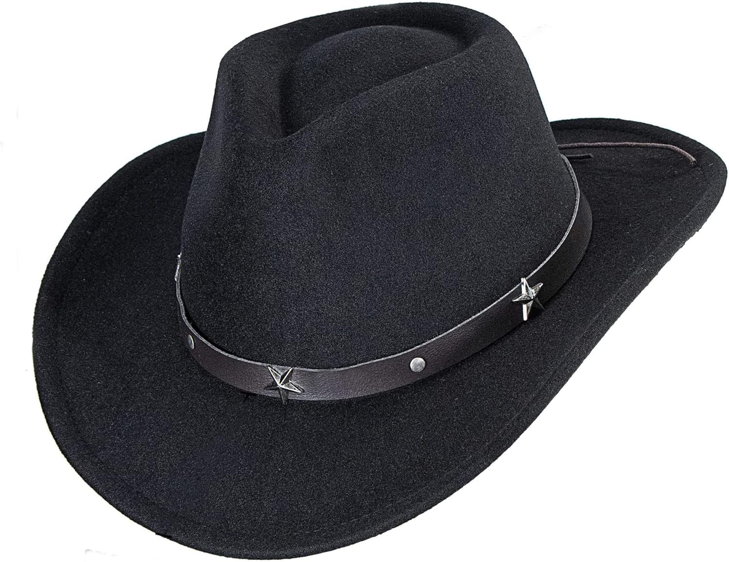 Cowboy Hat for Boys Girls Western Felt Fedora Hat for Kids 3-6 Years