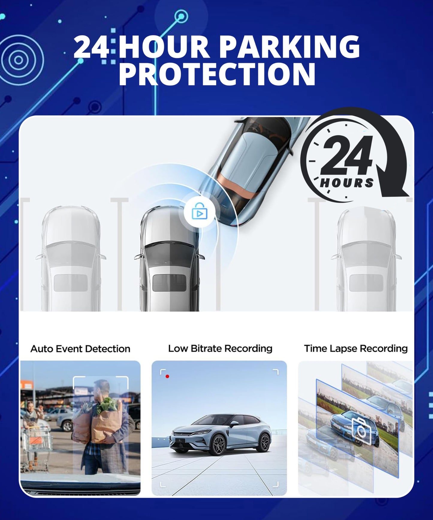 VIOFO Dashcam A119 V3 2K 2560x1440P Quad HD+ 60FPS Front-Auto-Dashcam, 5MP STARVIS Sensor, 140-Grad-Weitwinkel, GPS enthalten, gepufferter Parkmodus, echtes HDR, Bewegungserkennung, Zeitraffer