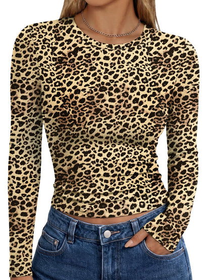 Trendy Queen Womens Long Sleeve T Shirts Fall Fashion Basic Y2K Tops 2026