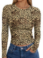 Trendy Queen Womens Long Sleeve T Shirts Fall Fashion Basic Y2K Tops 2026