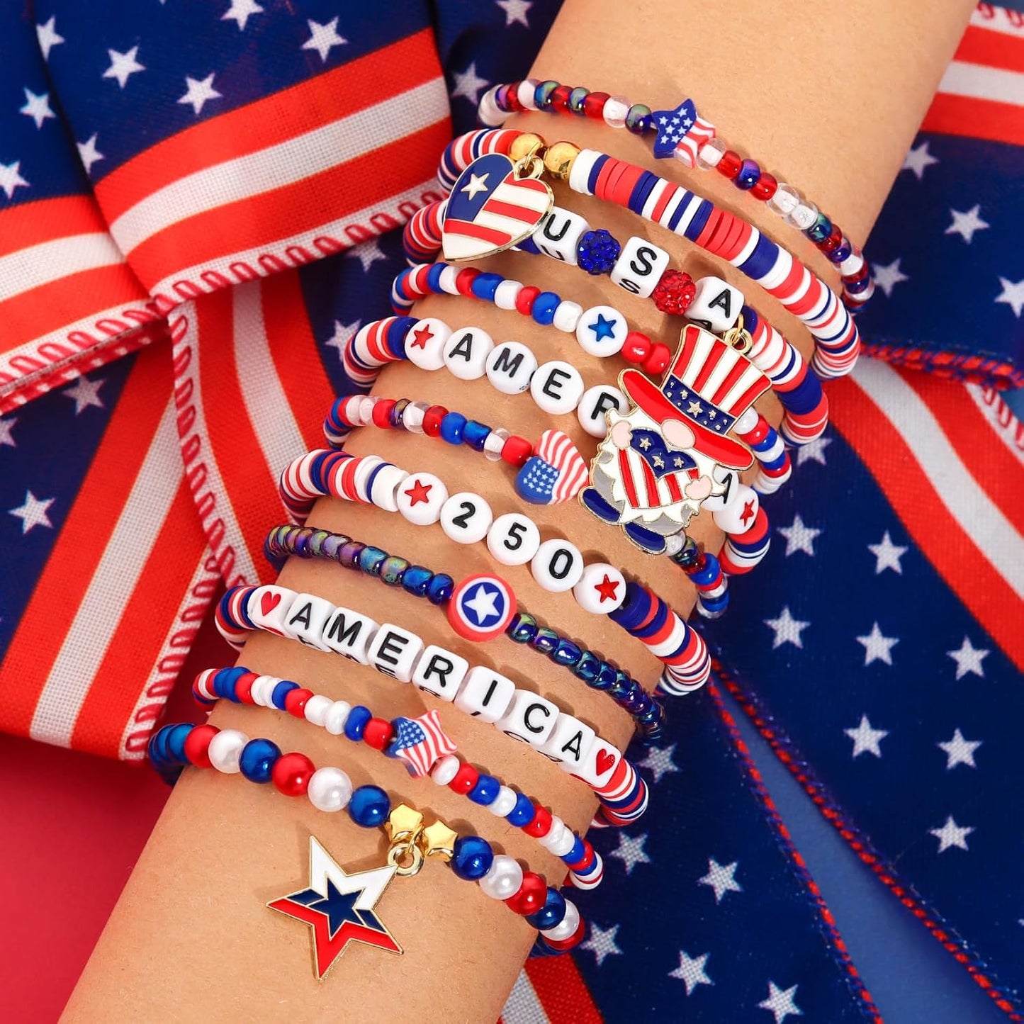 Lorenleya Independence Day Bracelets Review: A Patriotic Touch for Your Summer Style
