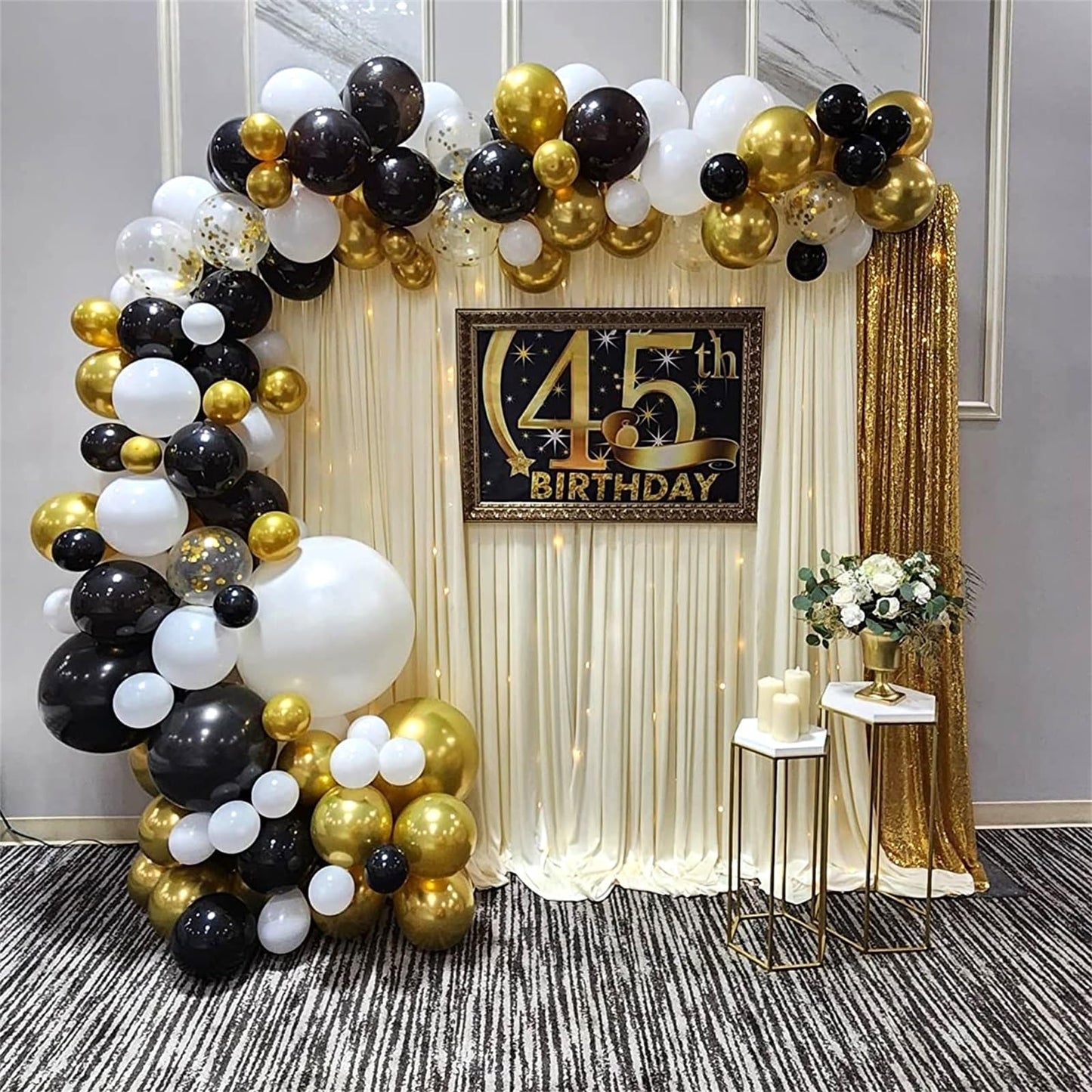 Pastellrosa und lilafarbene Ballons, 12-Zoll-Metallic-Lila-Flieder-Pink-Konfetti-Ballon-Set für Mädchen, Frauen, Kpop, Schmetterling-Geburtstag, Babyparty, Brautparty, Hochzeit, Prinzessin, Disco, Musikparty-Dekorationen
