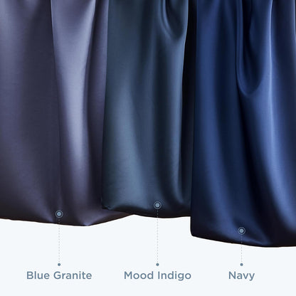 Bedsure Satin-Kissenbezug, Queen-Size, 2er-Pack, Seidenkissenbezügen ähnlich, seidige Kissenhüllen mit Hotelverschluss, Raumdeko, Valentinsgeschenke für Frauen und Männer, Grau, 50x75 cm