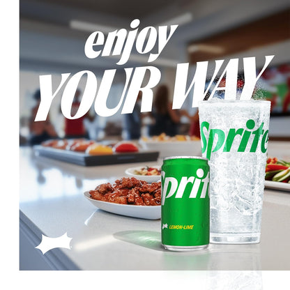 Spríte's Refreshing Twist: A Pack of 10 Mini Cans