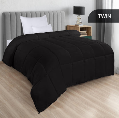 Utopia Bedding Steppbetten Queen-Größe, Ganzjahres-Bettdeckeneinlage, Daunenalternative Box-gesteppte Bettdecke mit Ecklaschen, Maschinenwaschbar (Weiß)