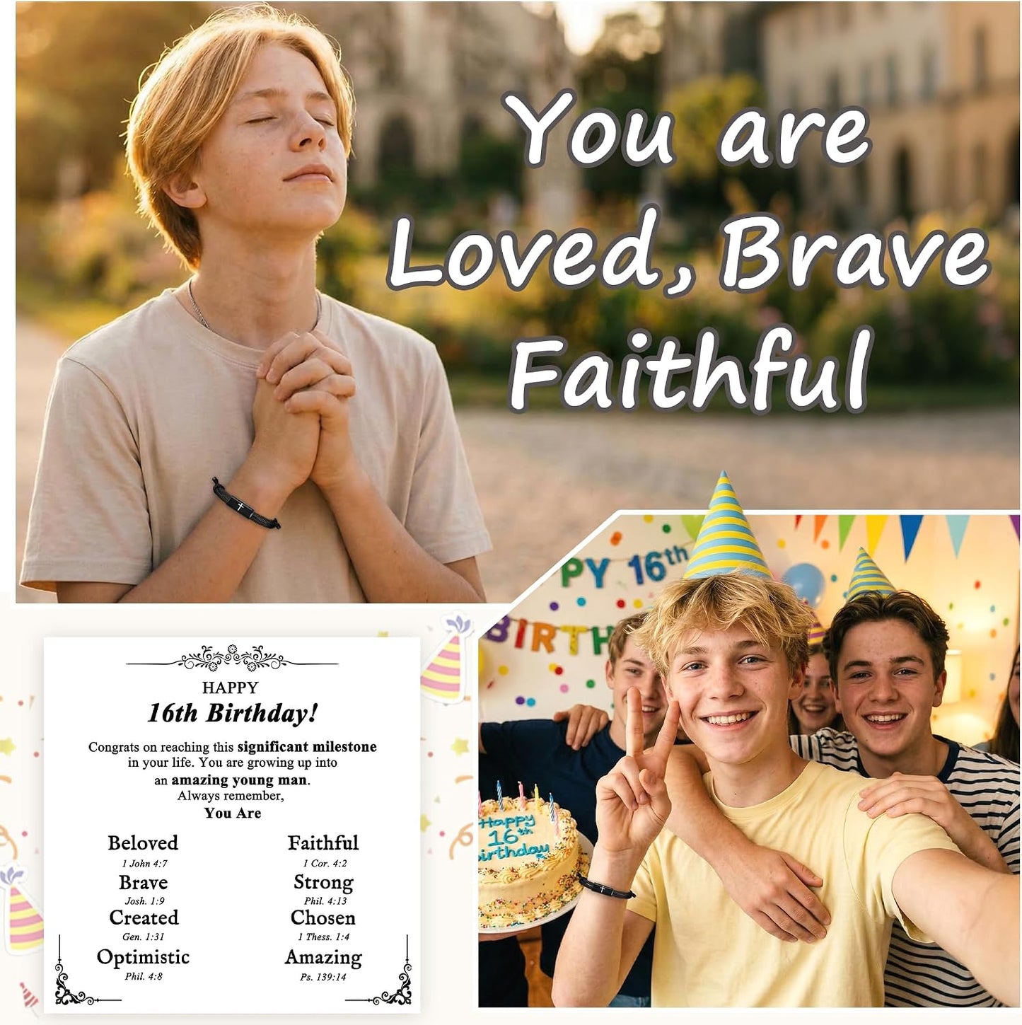 Meaningful 16th Birthday Gifts for Boys: A Symbol of Faith and Strength