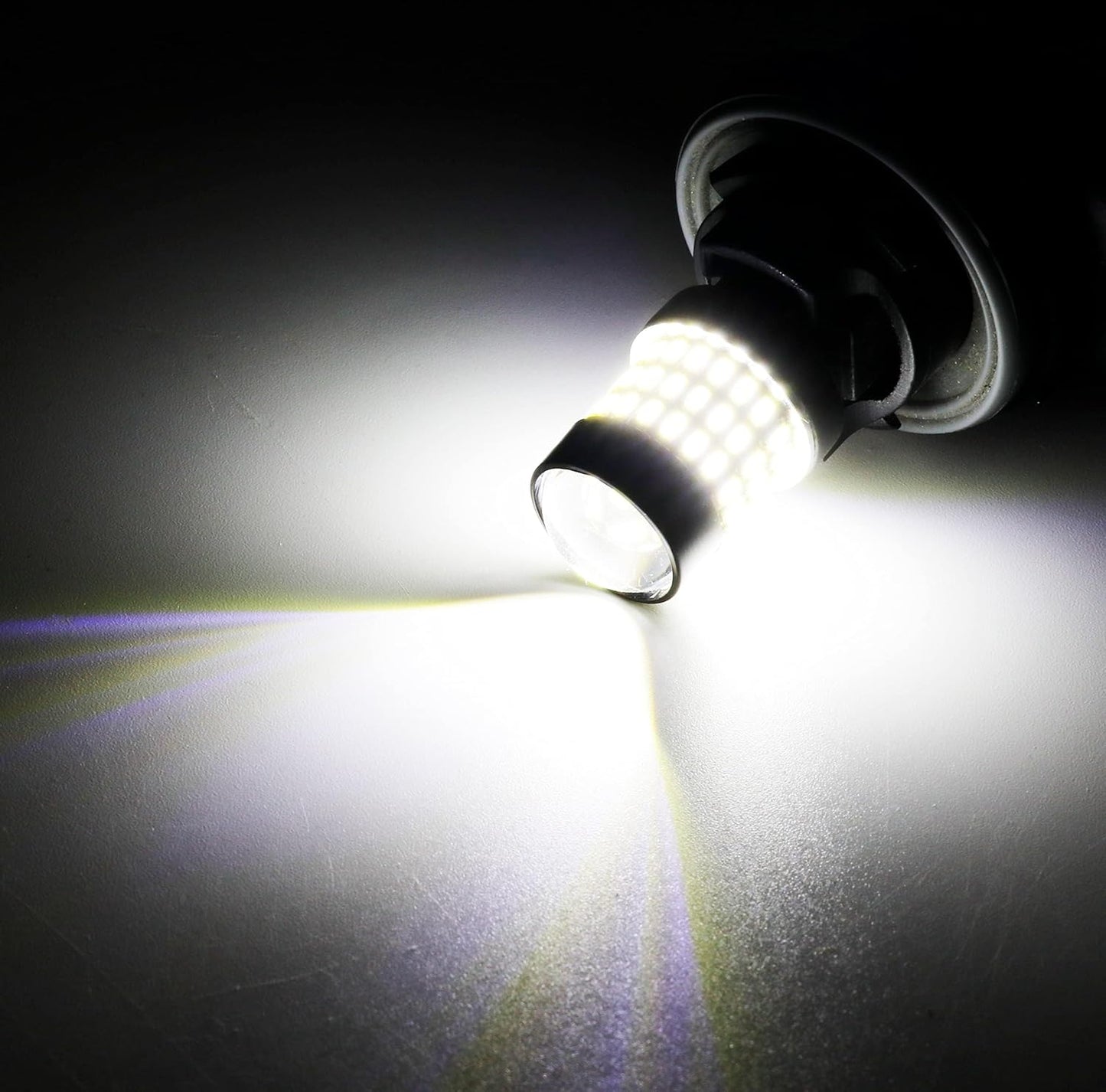 LUYED 3157 LED-Birnen Rückfahrlicht Xenon-Weiß 1800 Lumen Super Hell 78 SMD 3056 3156 3057 4157 LED-Birnen, Verwendet für Rückfahrlichter, Bremslichter, Rücklichter, Blinker, 2er-Pack