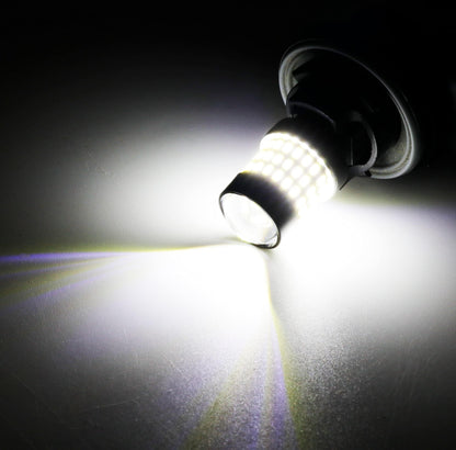 LUYED 3157 LED Bulbs Reverse Light Xenon White 1800 Lumens Super Bright 78 SMD 3056 3156 3057 4157 LED Bulbs,Used for Back Up Reverse Lights,Brake Lights,Tail Lights,Turn Signal Lights,Pack of 2