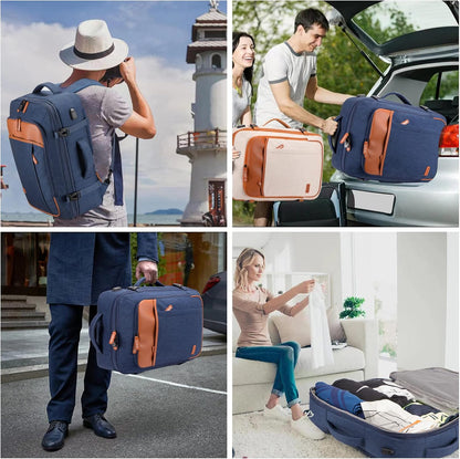 Lumesner Handgepäck Rucksack, extra großer 40L Flugzugelassener Reiserucksack für Damen & Herren