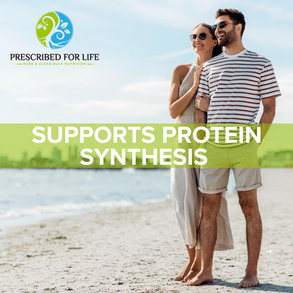 Prescribed For Life Threonine Powder (Assay: > 99%), L Threonine Essential Amino Acids Supplement, Vegan, Gluten Free, Non GMO (25kg / 55lb)