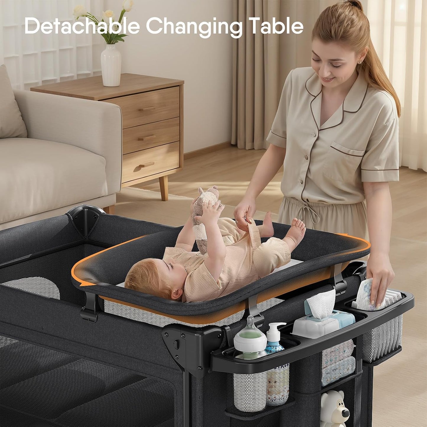 TinyGlow 4-in-1 Baby Bassinet: A Game-Changer for New Parents