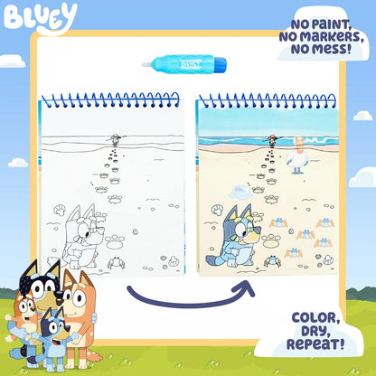 Horizon Group USA Bluey Aqua Art - A Mess-Free Coloring Experience