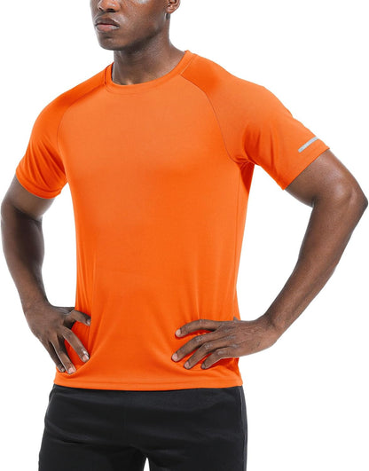 Boyzn 1er, 3er, 5er oder 7er Pack Herren-Trainings-Laufshirts, Dry Fit feuchtigkeitsableitendes T-Shirt, Gym Sport Kurzarm-T-Shirts