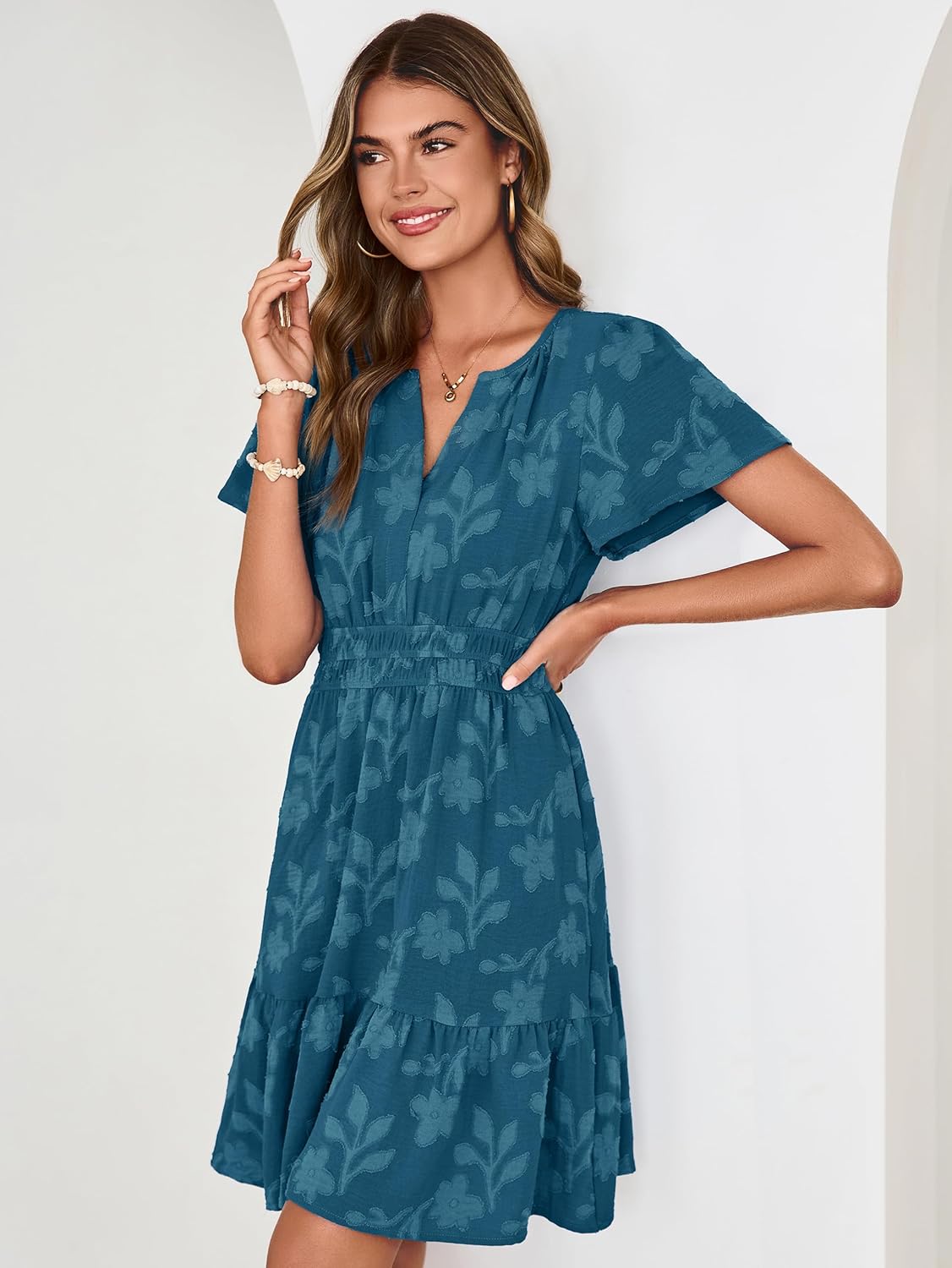 Simplee Womens Summer Floral Dress - A Perfect Blend of Style and Comfort