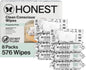 The Honest Company Clean Conscious Unscented Wipes | Over 99% Water, Compostable, Plant-Based, Baby Wipes | Hypoallergenic for Sensitive Skin, EWG Verified | Pattern Play, 576 Count