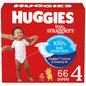 HUGGIES Newborn Diapers - HUGGIES Little Snugglers Disposable Baby Diapers, 84ct, Giga Pack