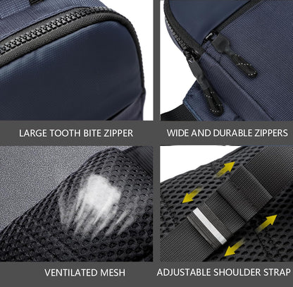 Mini-Slingbag für Damen und Herren, kleine Umhängetasche, lässige, trendige, wasserdichte Brusttasche für Reisen