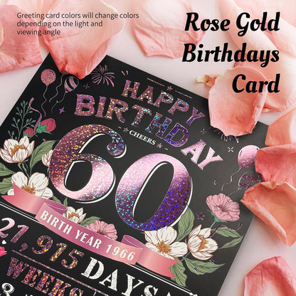 A 60th Birthday Card that's More than Just a Card