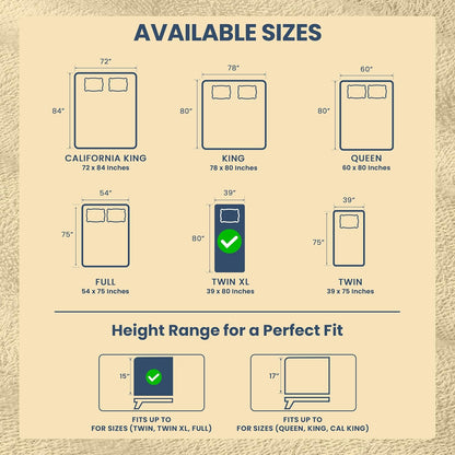 Utopia Bedding Wasserdichter Matratzenschoner für Doppelbetten/Full Size, Premium Frottee Matratzenbezug 200 g/m², Atmungsaktiv, Spannbetttuch-Stil mit dehnbaren Taschen (Weiß)
